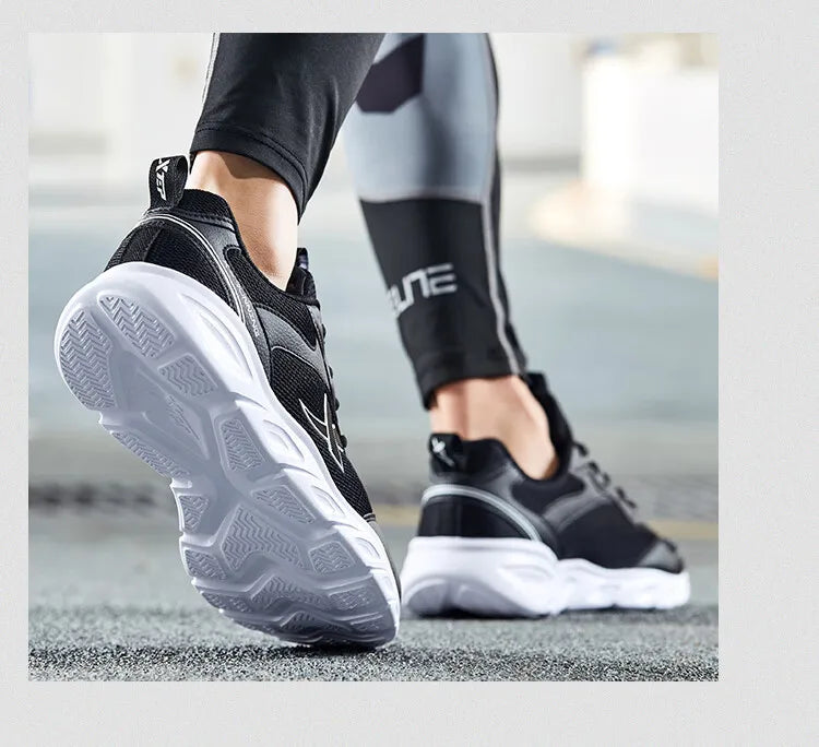 Xtep Running Shoes for Men 2020 Spring, Rebound Comfortable Sports Shoes, Durable, Stable, Breathable Sneakers 880119115036