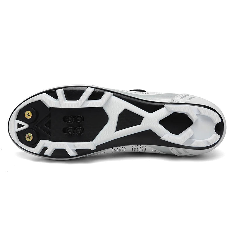 MTB Cycling Shoes Breathable Men’s and Women’s Off-Road Mountain Bike Cycling Shoes Self-Locking Speed Mountain Bike Pedal Shoes