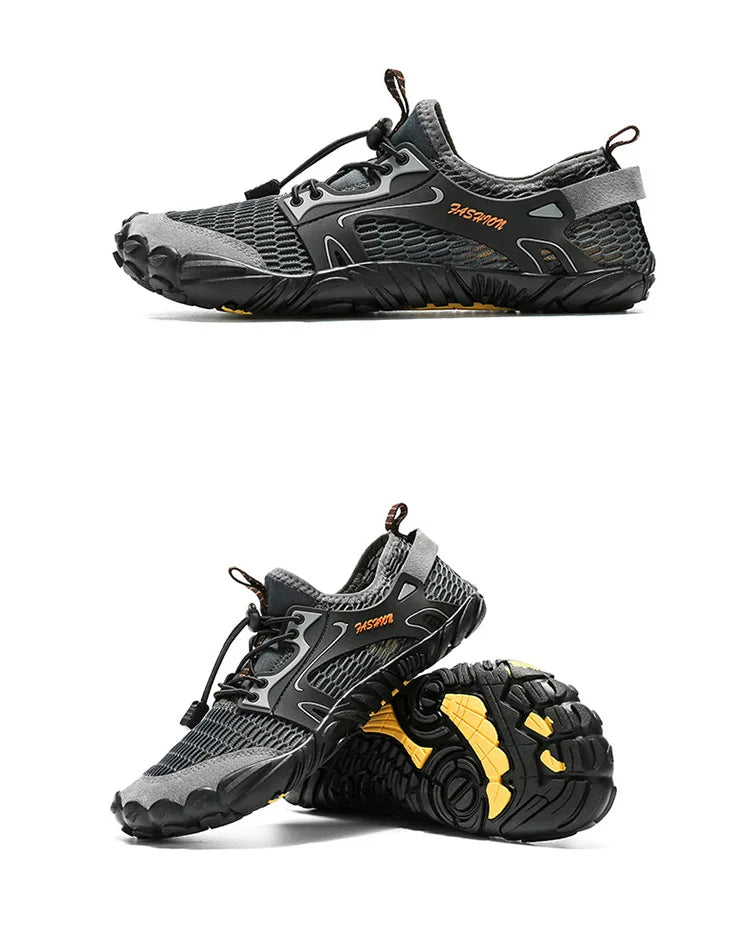 Water Shoes for Men, Trekking Hiking Shoes, Drainage Beach Aqua Shoes, Quick Dry Swim Barefoot Sandals, Diving Fishing Surfing Sneakers