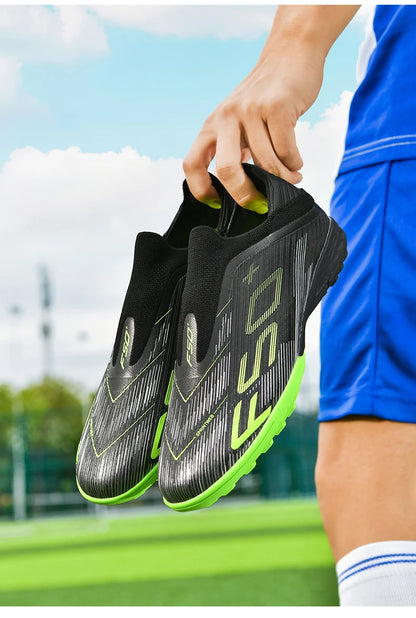 New Men's Soccer Shoes High-Quality Cleats Football Boots Sneakers Hot-Selling Indoor Futsal Non-Slip Match Grass High-Top Outdoor