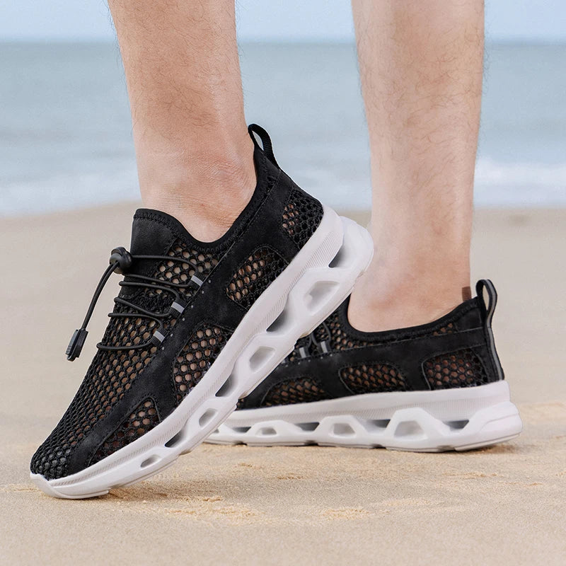 2026 Men and Women Quick-Dry Wading Shoes, Water Breathable AquaIn Upstream Antiskid Outdoor Sports Wearproof Beach Sneakers, Sizes 39-46