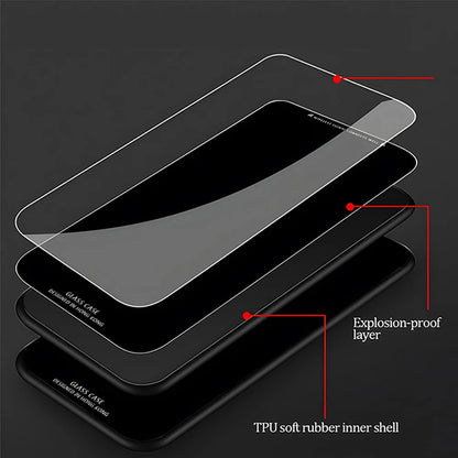 B-Battle-R-Royales-F-FortniteS Handyhülle für iPhone 17 Pro Max 15 Pro 14 12 11 13 Mini X XR XS 16 Plus SE Glas-Cover