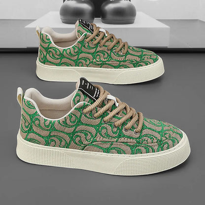 Designer black sneakers for men, running and walking shoes, frenulum-free canvas summer shoes, 2024 trend, men's luxury sneakers