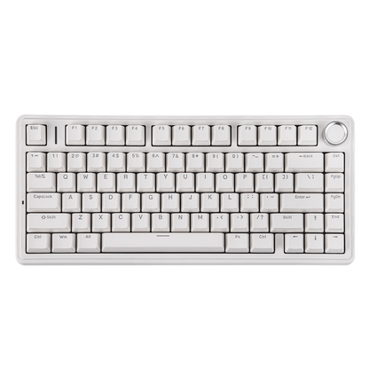 EPOMAKER x AULA F75 kabelgebundene mechanische Hot-Swap-Tastatur 75% ANSI US-Layout mit Gasket-Mount und Drehregler für Mac/WIN/Android