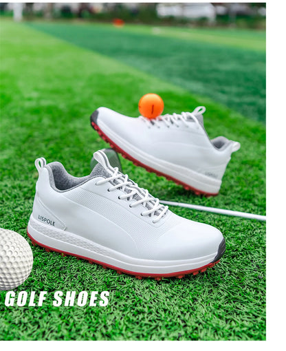 Hot Sale Leisure Golf Shoes Men's Waterproof Golf Spikes Sneakers Professional Non-Slip Golf Trainers Luxury Sports Shoes