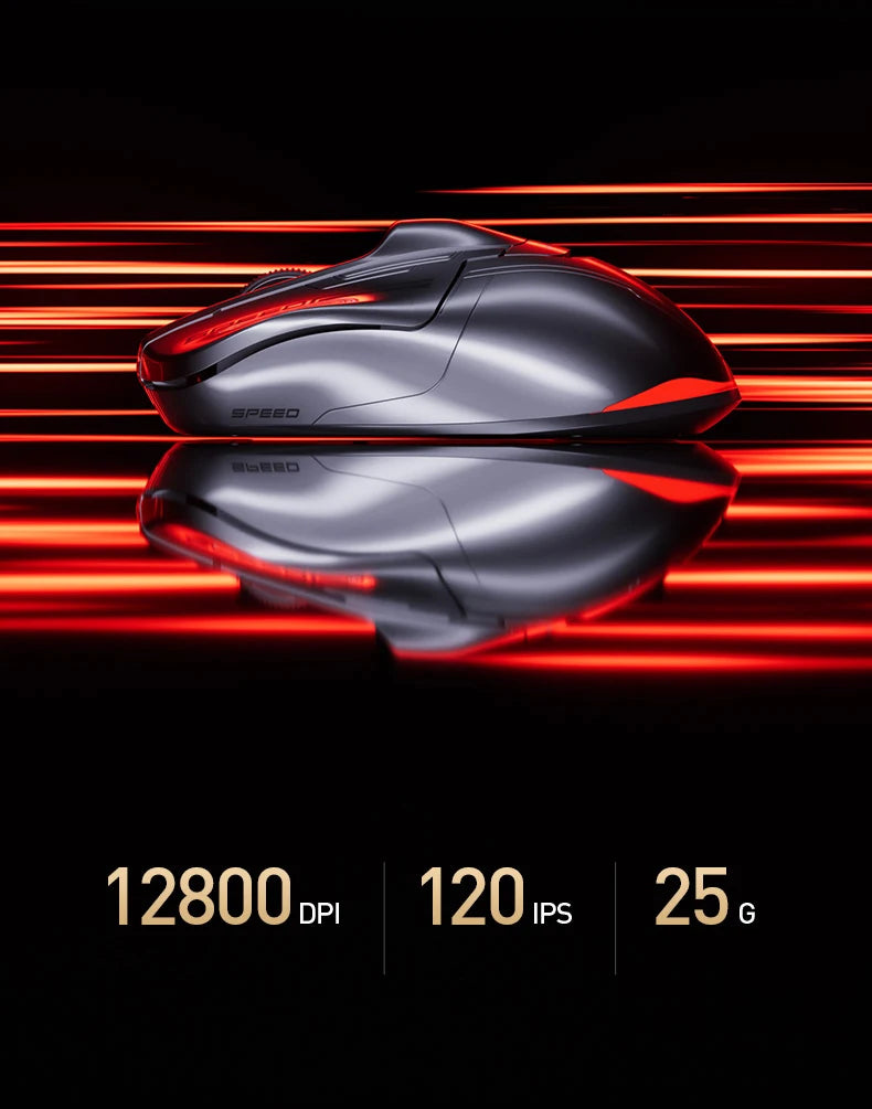 INPHIC Super Racing Car Series Wireless Bluetooth Gaming Mouse 500mA Battery Level Display Light Effect Customization