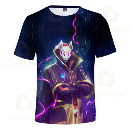 Παιδικό T-shirt Fortnite Victory Game 3D, ρούχο για μωρά, στυλ Harajuku, χαριτωμένο μπλουζάκι Battle Royale Hero για αγόρια και κορίτσια