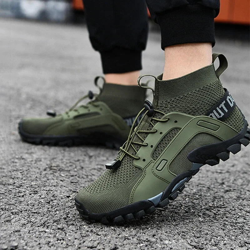 Size 39-47 Men's Aqua Shoes Anti-Slip Male Sneakers Mountain Hiking Shoes Quick-Drying Water Shoes Soft Casual Sneakers 2024