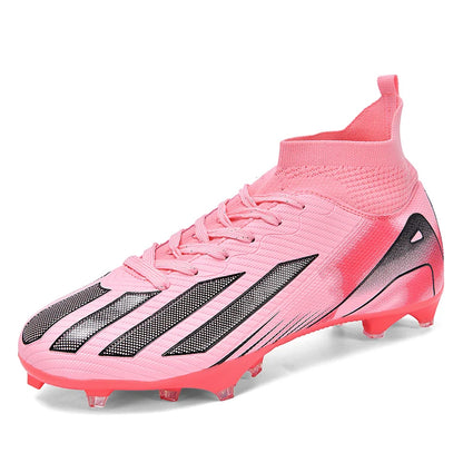 New Men's Soccer Shoes Adult Non-Slip Football Boots Cleats Boys Ultralight Sport Outdoor Comfortable Training Match Grass