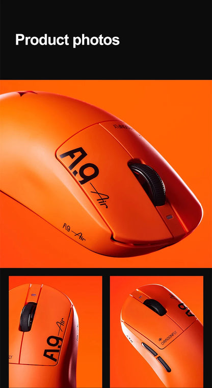 ATK Dragonfly A9 Ultimate kabellose Gaming-Maus A9 Air PAW3950 ultraleichte ergonomische E-Sports-Gamer-FPS-Maus CSGO A9 Ultra