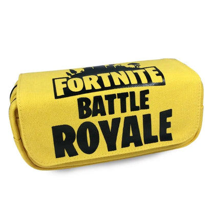 Детски несесер Fortnite, многофункционална кутия за ученически пособия, детски несесер с голям капацитет и двоен слой