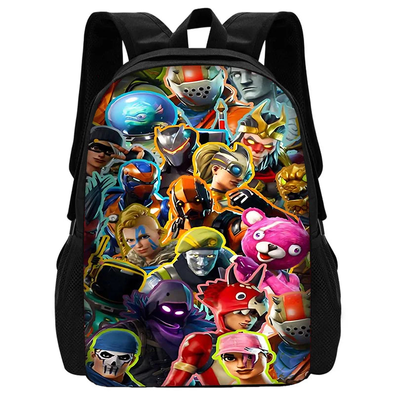 Hot Game Design Fortnite Kid Backpacks Boys and Girls Student Birthday Gift Child School Bags Unisex Camping Durable Rucksack