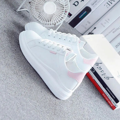 Shoes 2025 Women Running Spring Autumn Fashion White Breathable Embroidered Flower Lace-Up Casual Sneakers Women's Shoes