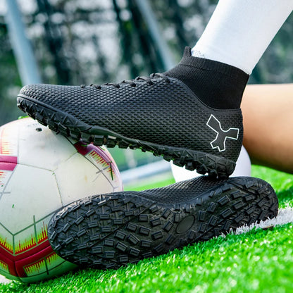 Men's Quality Soccer Shoes Durable Boys Football Boots Lightweight Children Football Shoes Futsal Training Sneakers Soccer Cleats