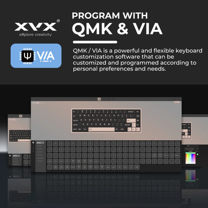 XVX M67 JadeStone Mechanical Keyboard With IMD-Tech Keycaps Hot Swappable Gasket Tri-Mode Custom RGB Wireless Keyboard 65%