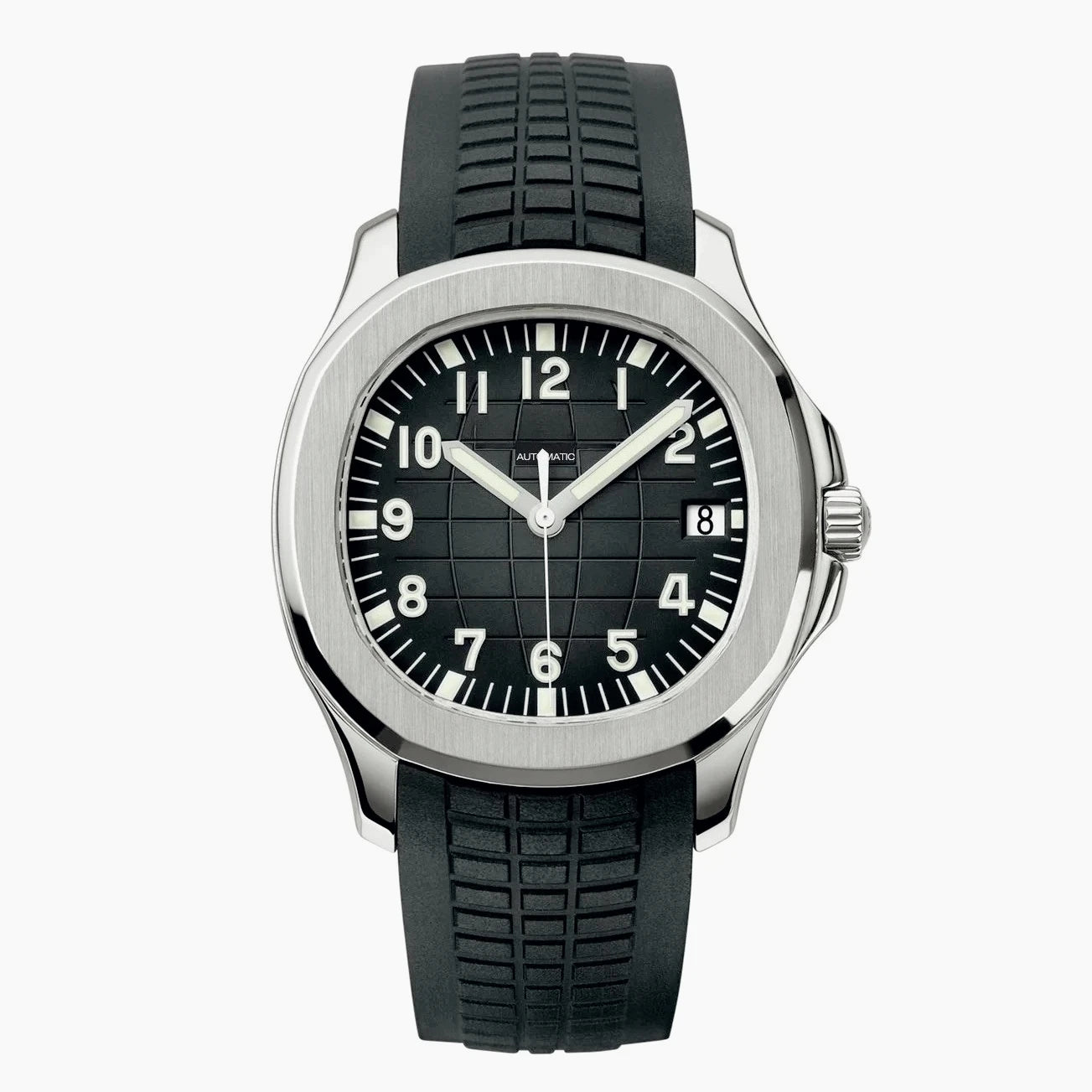 Automatic Men's Watch Sapphire Stainless Steel Sport Waterproof Luminous Rubber Mechanical Luxury Military Watches
