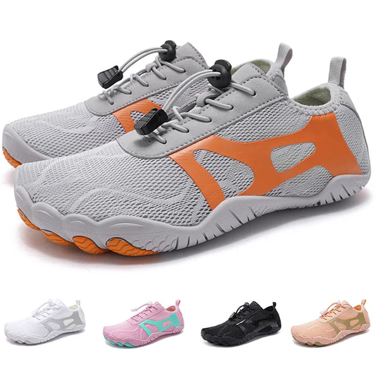 Unisex Wide Toe Barefoot Water Shoes Quick Dry Breathable Soft Sole Beach Aqua Shoes Lightweight Swimming Water Sports Sneakers