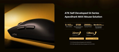 ATK Blazing Sky X1 V2 Series Wireless Mouse Dual Mode Paw 3950ultra 8k Return Rate Custom Ergonomics E-Sport Gaming Ofiice Mouse