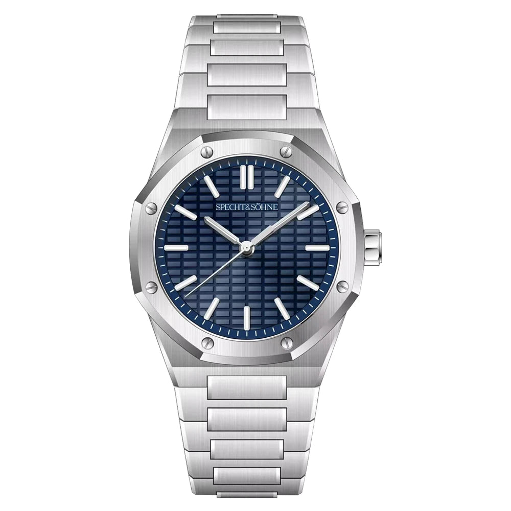 New 2026 Fashion Rare Specht & Söhne Men's Watch Ultrathin 38MM Steel Sapphire Crystal VH31 Quartz Wristwatch