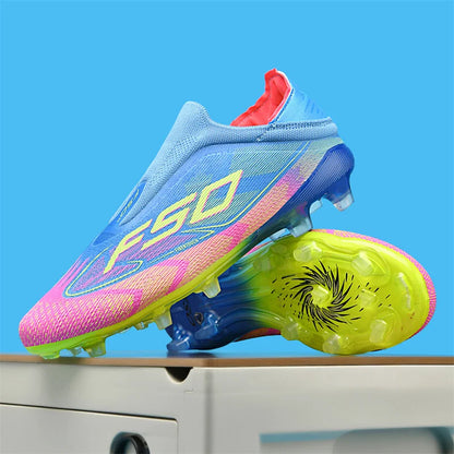 New men's football boots, non-slip high-quality soccer shoes, grass cleats, high-top futsal sneakers, match indoor hot-selling outdoor