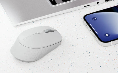 Rapoo M300G Silent Wireless Mouse 2400 DPI Multi-mode Bluetooth Mouse Portable Optical Mice Ergonomic Design Support 2 Devices
