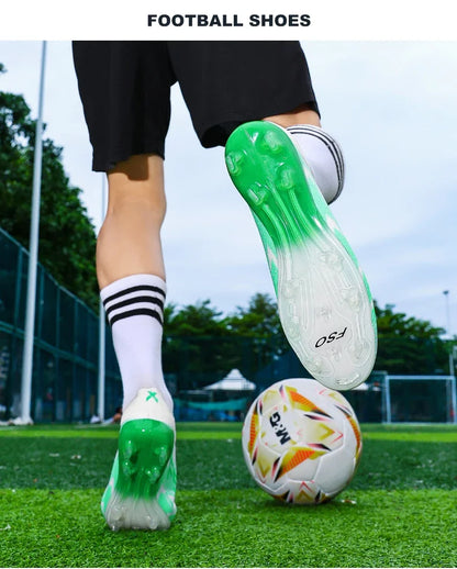 New Men’s Football Boots High-Quality Soccer Shoes Sneakers Match Indoor Non-Slip Grass Cleats High-Top Futsal Hot-Selling Outdoor