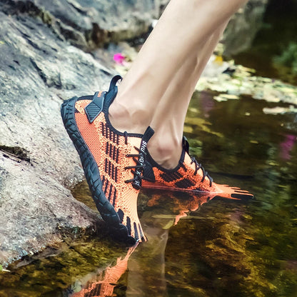 Water Shoes for Men Barefoot Beach Shoes Breathable Sport Shoes Quick Dry River White Sea Aqua Sneakers Soft Beach Sneakers