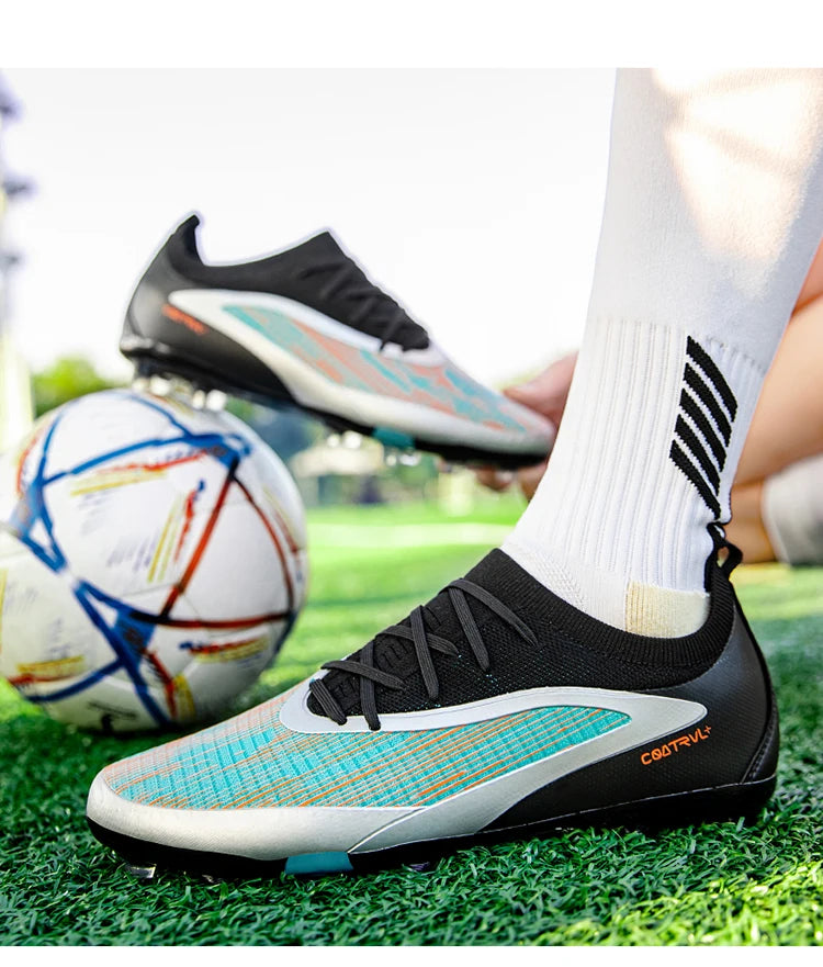 2026 New Men Soccer Cleats Breathable Lightweight Football Boots Anti-Slip Training Shoes Outdoor Sport Sneakers