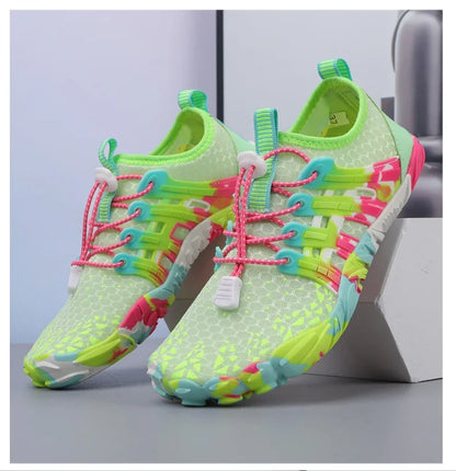Unisex Quick-Drying Breathable Aqua Shoes Barefoot Beach Footwear for Adults and Kids Gym Outdoor Training Sneakers Size 28-46