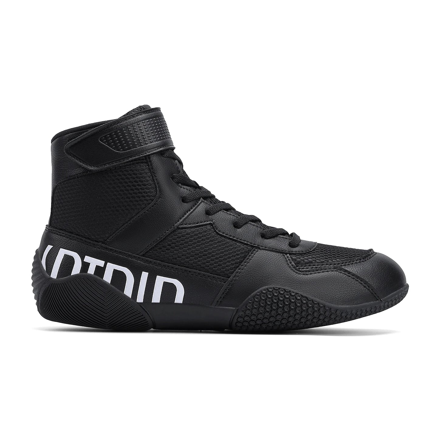 New Men's Large Wrestling Shoes Mesh Breathable Boxing Shoes Anti-Slip Wear-Resistant Sneakers Fashionable Casual High Sport Shoes