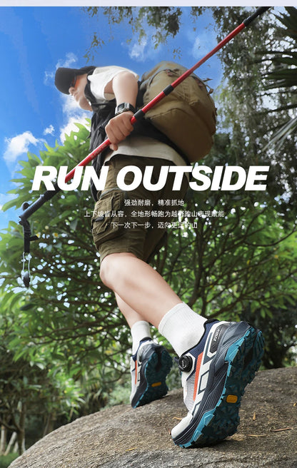 Frühlings- & Sommer-Laufschuhe für Herren – Outdoor-Wanderschuhe, abriebfeste Trailschuhe mit BOA-Verschluss, atmungsaktiver Sport- & Freizeitstil
