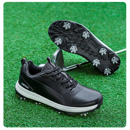 Hot Sale Leisure Golf Shoes Men's Waterproof Golf Spikes Sneakers Professional Non-Slip Golf Trainers Luxury Sports Shoes
