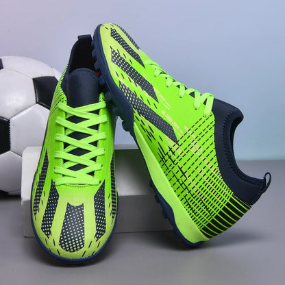 New Men Soccer Shoes Futsal Indoor Football Boots Sport Match Training Kids TF Cleats Grass Ankle Hot-selling High-quality Light