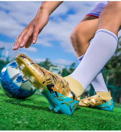 Brand Fashion Football Sneakers for Men and Women Professional Field Boots Big Size 46 Long Spikes Soccer Cleats Men's Football Boots