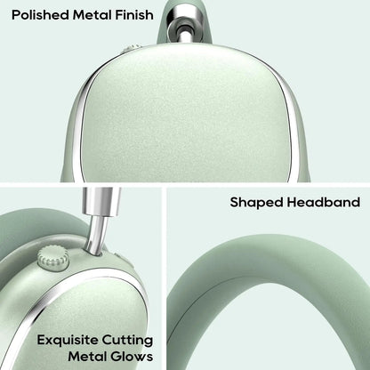 Hybrid Active Noise Cancelling Headphones, Wireless Headphones Bluetooth 6.0 with Transparent Mode, Hi-Res Audio, Deep Bass, Metal