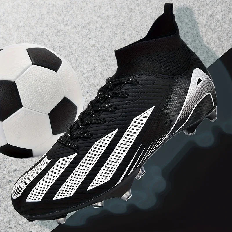 New Men's Soccer Shoes Adult Non-Slip Football Boots Cleats Boys Ultralight Sport Outdoor Comfortable Training Match Grass