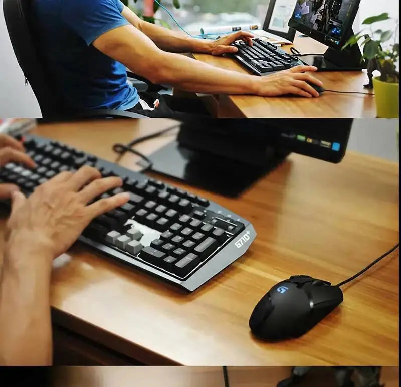 Logitech G402 kabelgebundene Gaming-Maus, 32-Bit-ARM-Prozessor, 8 Tasten, 500 IPS, rutschfest, für ganztägige Gaming- und Arbeitssessions