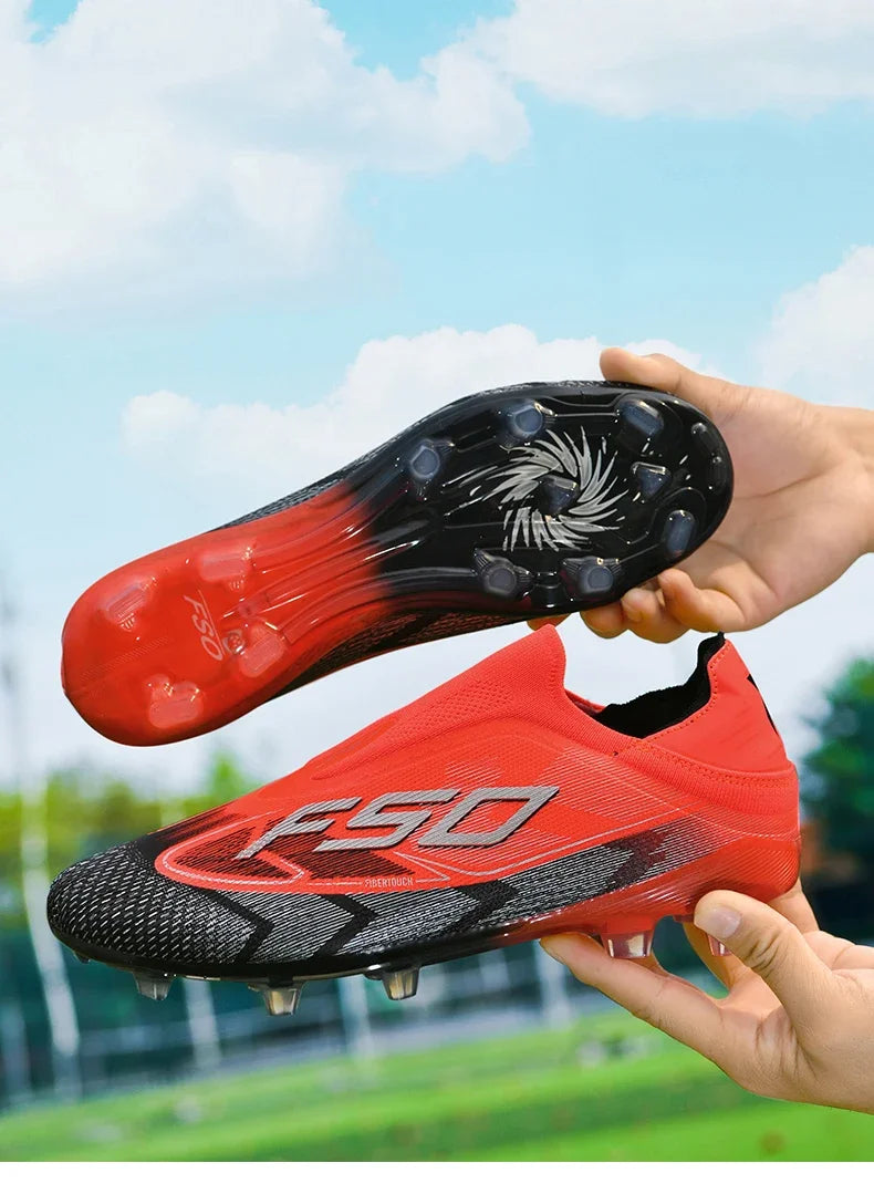 Men's New Indoor TF Football Boots High Quality Training Original Male Breathable Non-Slip Soccer Shoes Turf Futsal Football Shoes