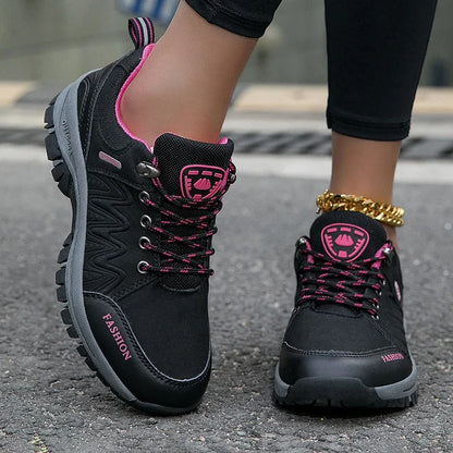 Women’s Hiking Shoes Outdoor Sneakers Non-Slip Walking Shoes Comfortable Footwear Climbing Jogging Boots Sports Shoes for Women
