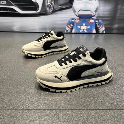 Casual Men's Sports Shoes Summer Casual Thick-Soled Men's Shoes Soft and Comfortable Non-Slip Outdoor Fashion Sneakers