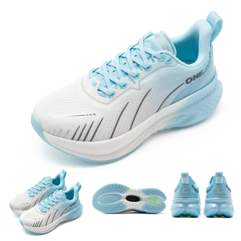 ONEMIX New Cushioned Running Shoes for Women Fall Winter Heavy Runners Lace-Up Women’s Jump Rope Dance Non-Slip Outdoor Sneakers