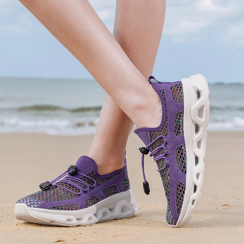 2026 Men and Women Quick-Dry Wading Shoes, Water Breathable AquaIn Upstream Antiskid Outdoor Sports Wearproof Beach Sneakers, Sizes 39-46
