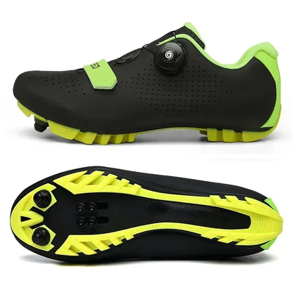 Nya cykelsneakers för män med klossar för landsväg, mountainbike och tävling – unisex MTB-cykelskor för kvinnor, SPD, Zapatillas Ciclismo MTB