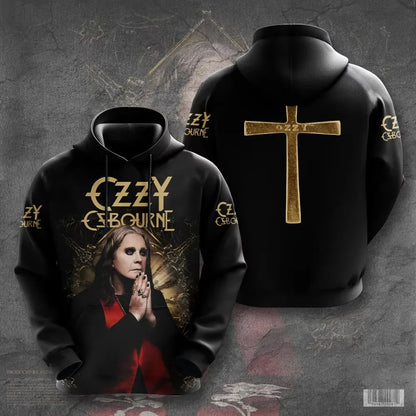 Men's Hoodie New Rock Ozzy Osbourne Band 3d Print Hoodies Men Women Fashion Street Hoodie Sweatshirt Women Coat Hip Hop Sudadera