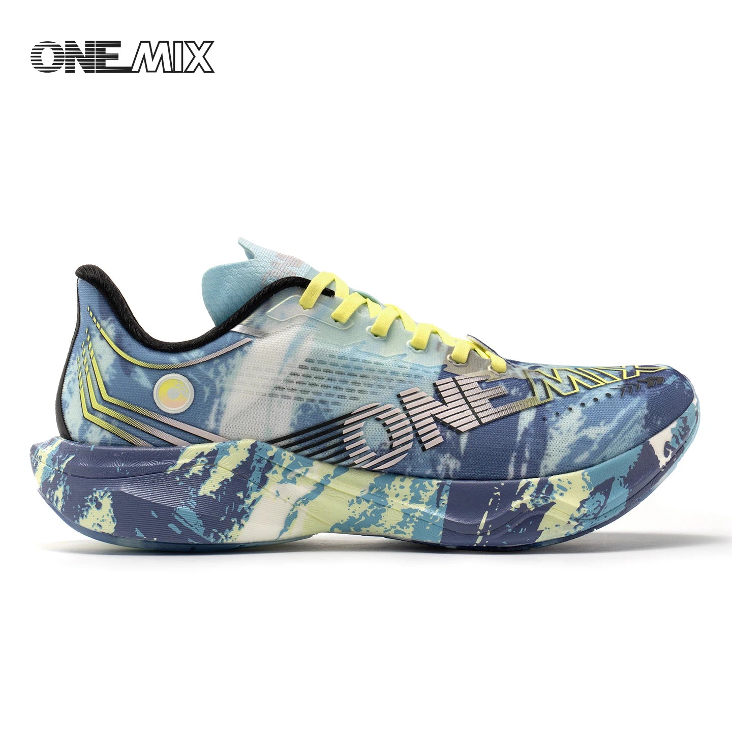 ONEMIX Neue Marathon-Laufschuhe mit Nylon-Carbonplatte, stoßdämpfende Profi-Rennschuhe mit stabiler Unterstützung, ultraleichte Rebound-Sneaker