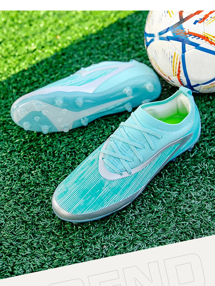 2026 New Men Soccer Cleats Breathable Lightweight Football Boots Anti-Slip Training Shoes Outdoor Sport Sneakers