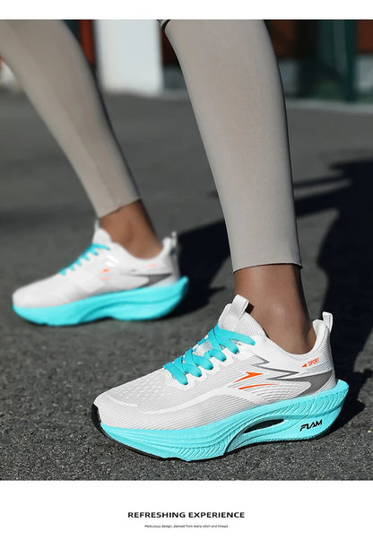 2026 New Men's Sports Running Shoes, Marathon-Ready, Breathable, Lightweight, Comfortable Women's Athletic Sneakers, Jogging Tennis Air Cushion