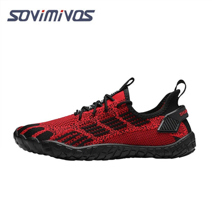 Water Shoes for Men Barefoot Beach Shoes Breathable Sport Shoes Quick Dry River White Sea Aqua Sneakers Soft Beach Sneakers