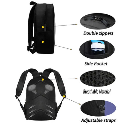 Kids School Backpack Cartoon Fortnite Bags for Girls Boys Durable Lightweight Large Capacity Breathable