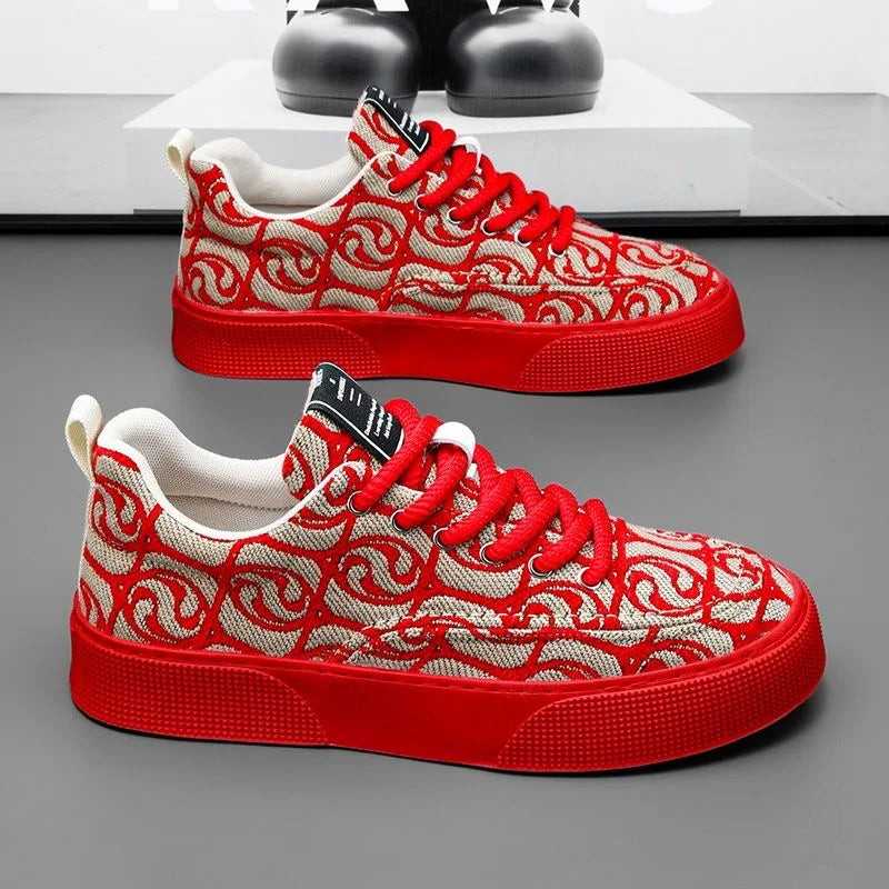 Designer black sneakers for men, running and walking shoes, frenulum-free canvas summer shoes, 2024 trend, men's luxury sneakers